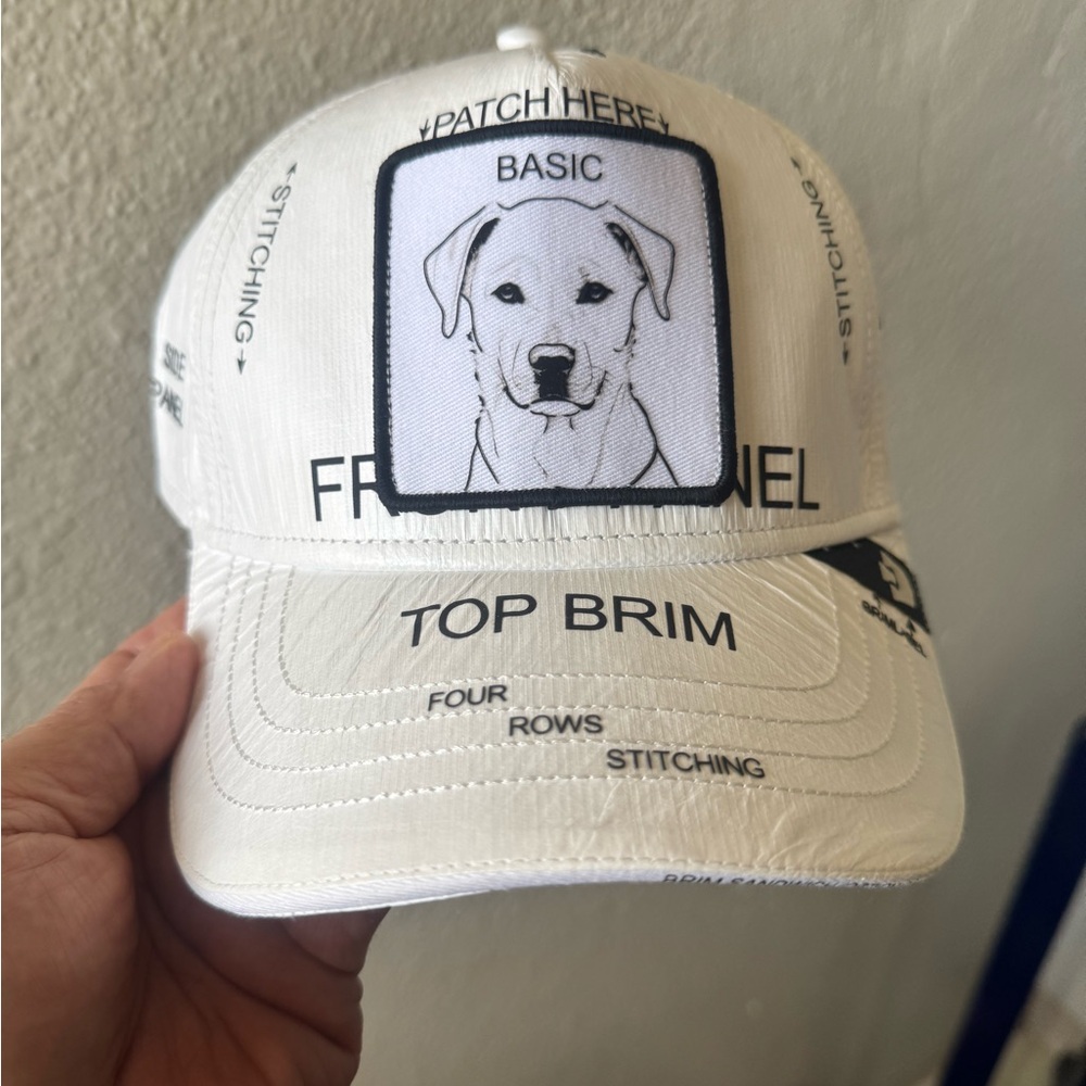 Goorin Brothers K.I.S.S. BASIC. ClassicGround up Tech.White SnapBack Trucker hat - Picture 7 of 16